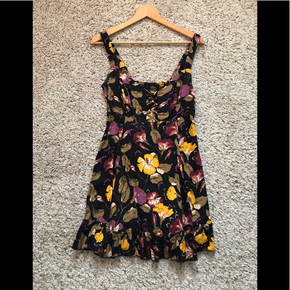 FP | Lattice Lovers Lace up Mini Dress - Picture 4 of 7